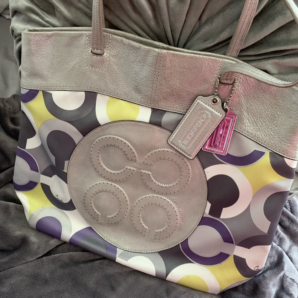 COACH Satin TOTE